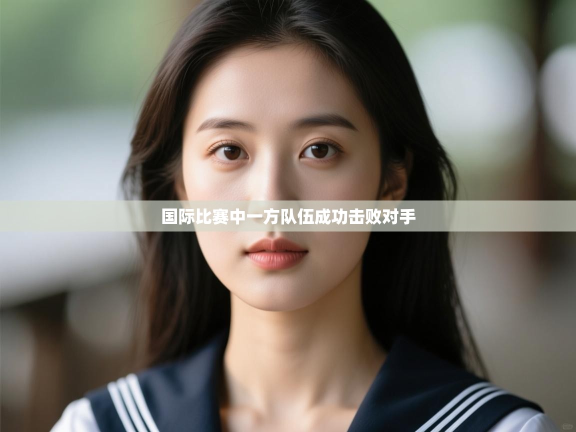 国际比赛中一方队伍成功击败对手